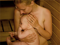 Dítě a sauna